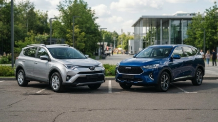 Сравнение: Toyota RAV4 2018 vs Haval F7 2023 — что актуальнее